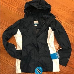 NWT Columbia Rain Jacket, Blue